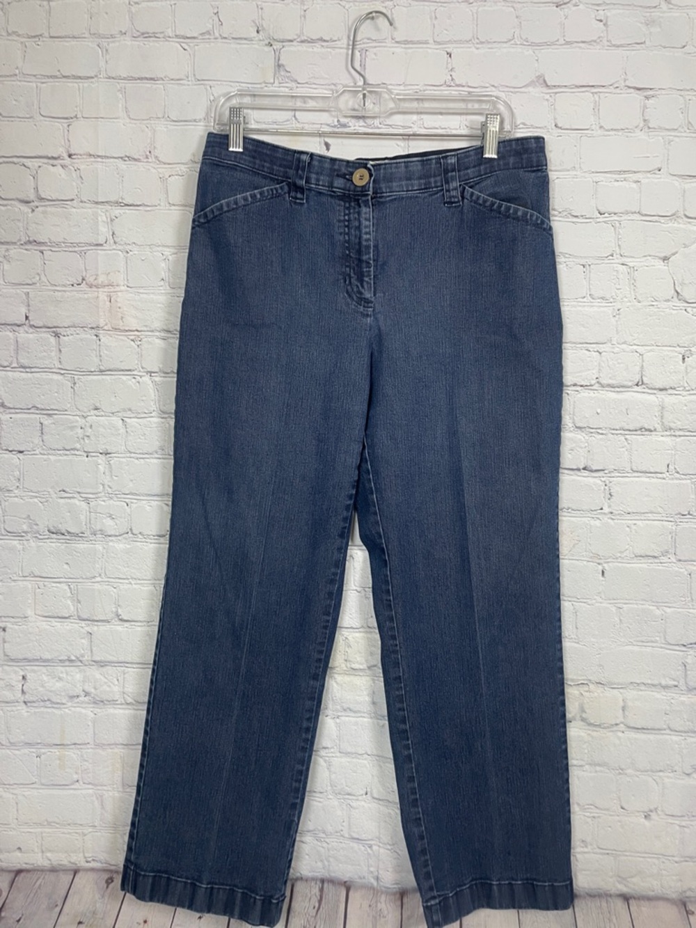 L.L. Bean Straight Leg Classic Fit  Jeans in Dark Indigo Size 12